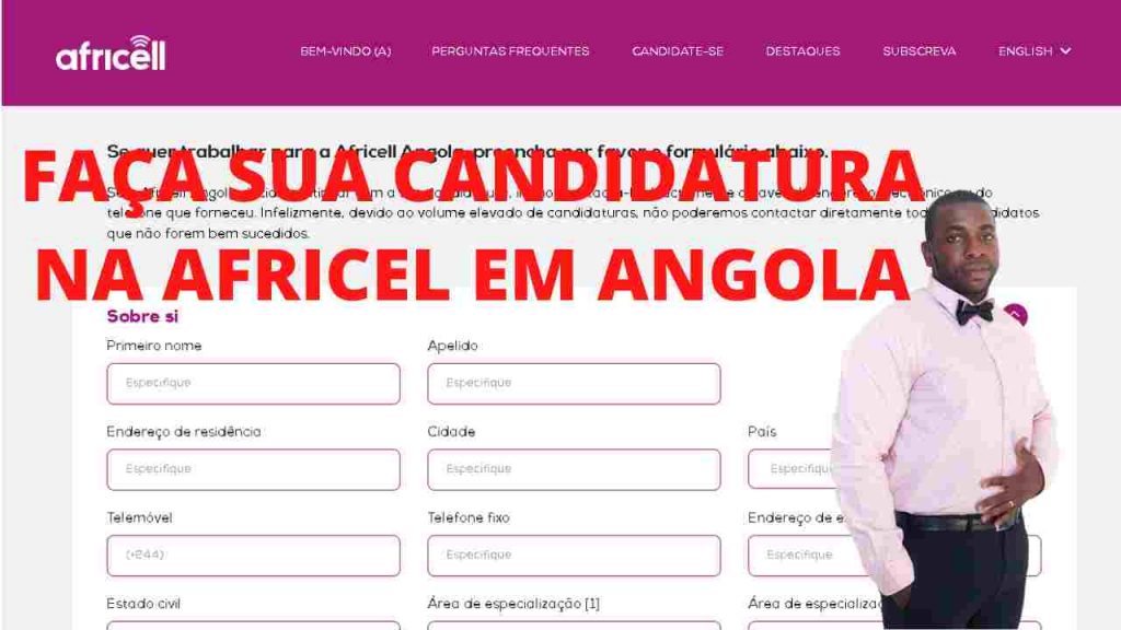 candidatura africell angola