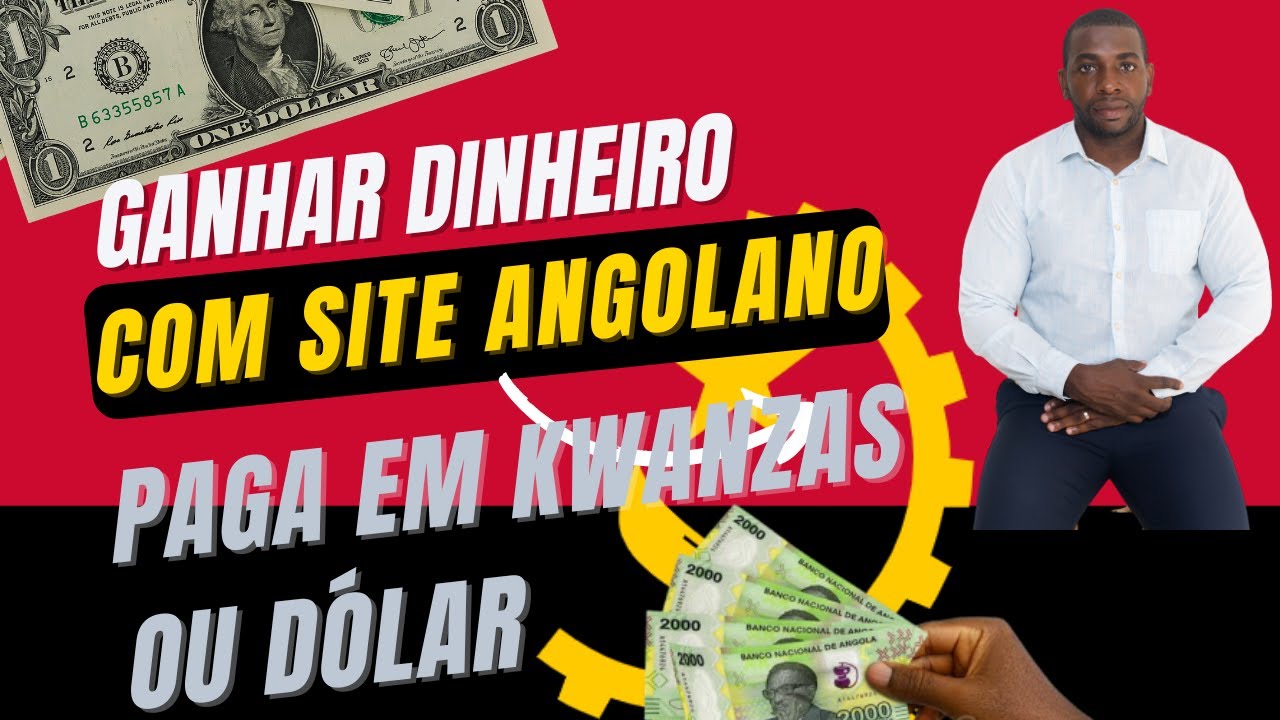 GANHAR DINHEIRO NA INTERNET EM ANGOLA COM SITE ANGOLANO - PAGAMENTO POR PAYPAL OU TRANSFERÊNCIA.